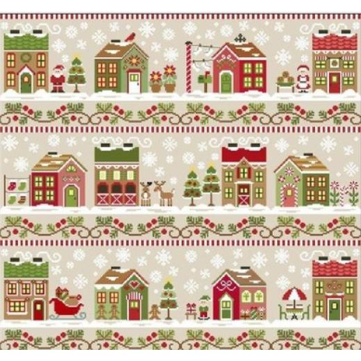 Country Cottage Needleworks - Santas Village 12 Vorlagen
