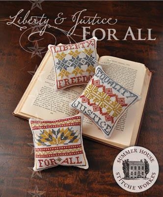 Stickvorlage Summer House Stitche Workes - Liberty & Justice For All