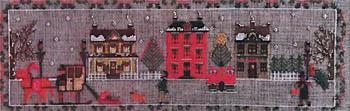 Stickvorlage Twin Peak Primitives - Christmas On Chestnut Road (Ausverkauf)