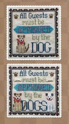 Stickvorlage Waxing Moon Designs - Dog Owners Welcome