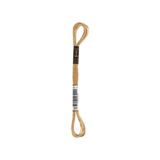 Anchor Lamé Metallstickgarn - Farbe 303 gold