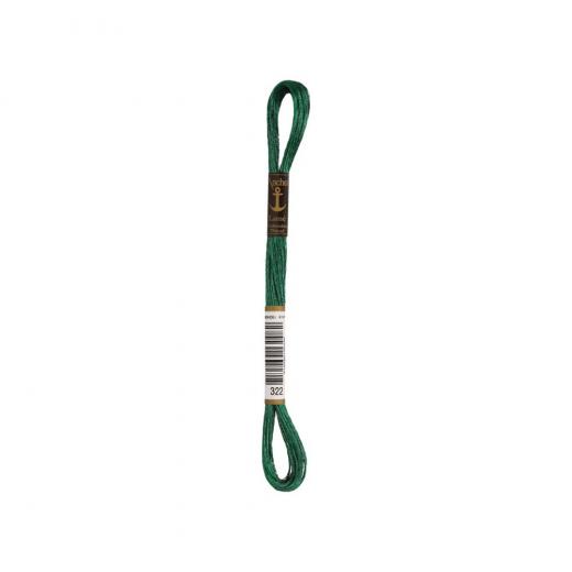 Anchor Lamé Metallstickgarn - Farbe 322 grün
