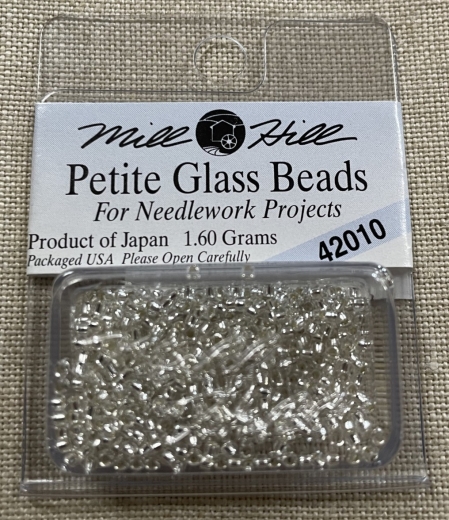 Mill Hill Seed-Petite Beads 42010 Ice Ø 1,5 mm