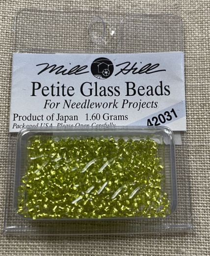 Mill Hill Seed-Petite Beads 42031 Citron Ø 1,5 mm