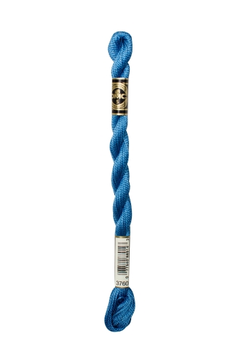 DMC Perlgarn Stärke 5 - 25m - 3760 (806) Wedgewood mittel