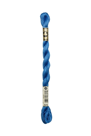 DMC Perlgarn Stärke 5 - 25m - 826 blau mittel
