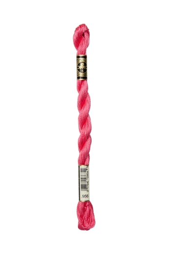 DMC Perlgarn Stärke 5 - 25m - 956 geranie