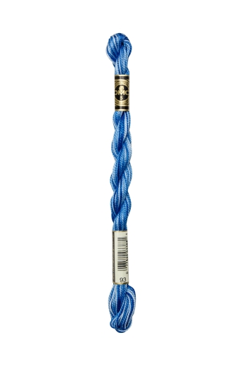 DMC Perlgarn Stärke 5 - 25m - 93 kornblumenblau multicolor