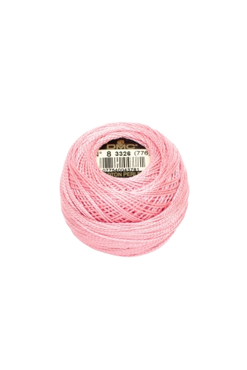 DMC Perlgarn Stärke 8 - 80 m – 3326 (776) rosa mittel