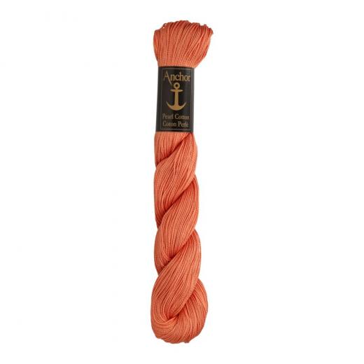 Anchor Perlgarn Stärke 5 - 50g Farbe 337 terracotta - 199m