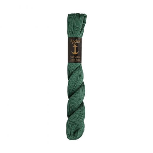 Anchor Perlgarn 5 - 50g Strang - 877 herbstgrün (Ausverkauf Restbestand)