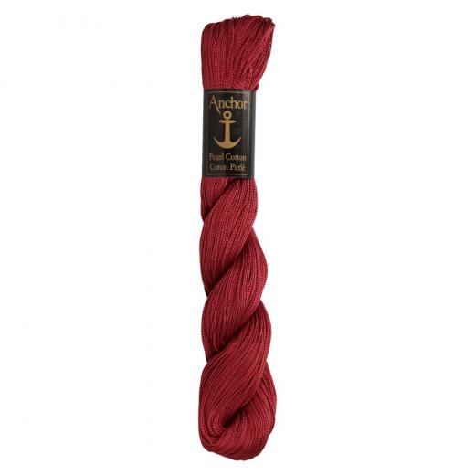 Anchor Perlgarn 5 - 50g Strang - 896 granat (Ausverkauf Restbestand)