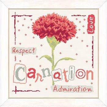 Stickvorlage Lilipoints - Carnation