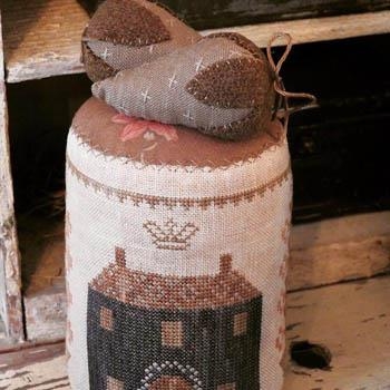 Dark Horse Pinkeep Drum - Stacy Nash Primitives (Stickvorlage)