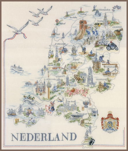 Lanarte - Map of Holland