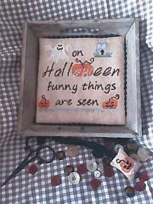 Stickvorlage Romys Creations - Funny Things On Halloween