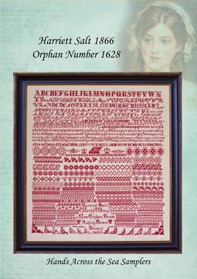 Hands Across The Sea Samplers - Harriett Salt 1866