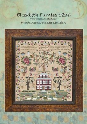 Stickvorlage Hands Across The Sea Samplers - Elizabeth Furniss 1836