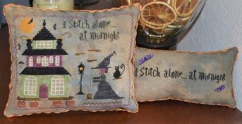 Stickvorlage Abby Rose Designs - I Stitch Alone At Midnight (Ausverkauf)