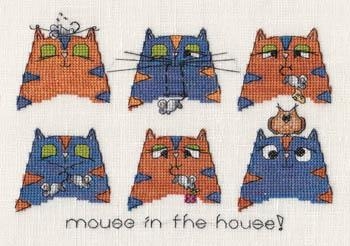 Stickvorlage MarNic Designs - Mouse In The House