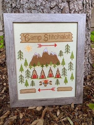 Stickvorlage Pickle Barrel Designs - Camp Stitchalot