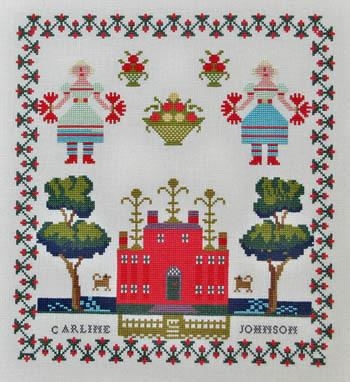 Stickvorlage Queenstown Sampler Designs - Pom-Pom Girls,Carline Johnson1839