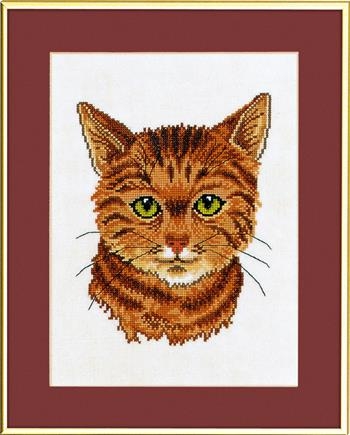 Eva Rosenstand Stickpackung - Rote Katze (Ausverkauf)