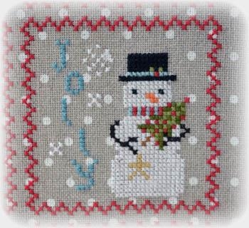 Snowy 6 - Annie Beez Folk Art (Stickvorlage)