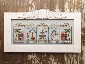 Stickvorlage Country Cottage Needleworks - Summer Seascape