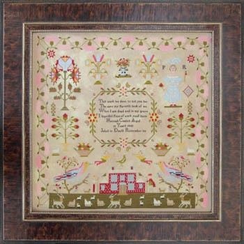 Hands Across The Sea Samplers - Hannah Coates 1848