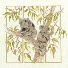 Stickpackung Oehlenschläger - Koalabären 35x35 cm