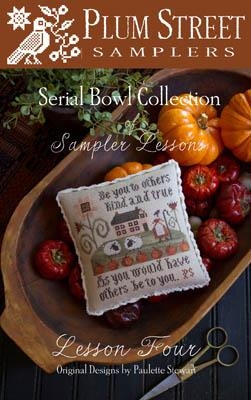 Stickvorlage Plum Street Samplers - Sampler Lesson Four