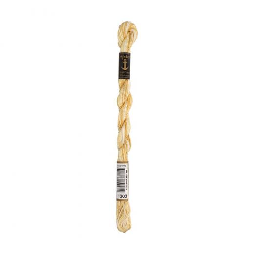 Anchor Perlgarn 5 - 5g Strängchen - 1303 gelb multicolor
