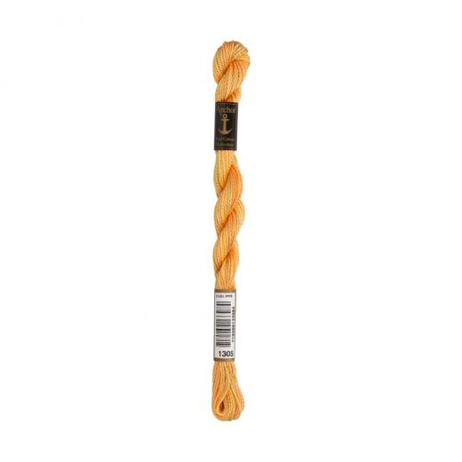 Anchor Perlgarn Stärke 5 - 5g Farbe 1305 gelb sunrise multicolor - 22m