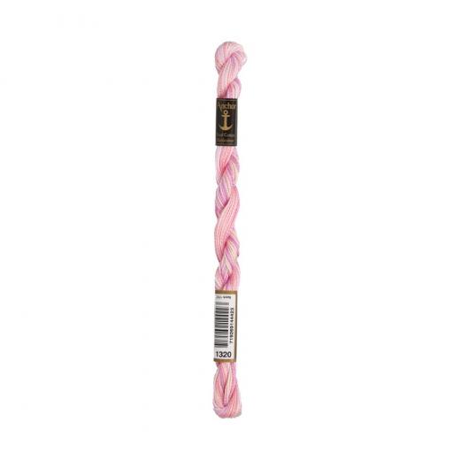 Anchor Perlgarn 5 - 5g Strängchen - 1320 rosa multicolor