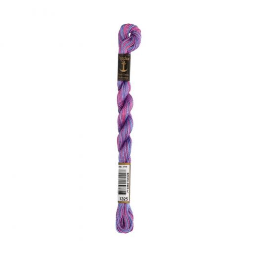 Anchor Perlgarn 5 - 5g Strängchen - 1325 lila multicolor