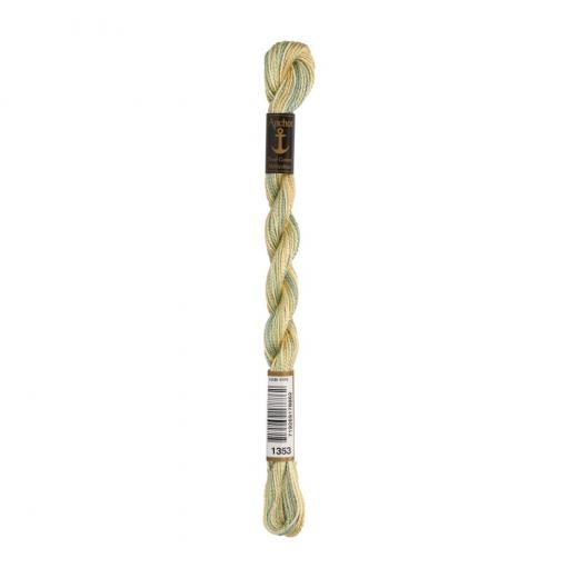 Anchor Perlgarn Stärke 5 - 5g - 1353 grüngelb multicolor