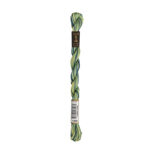 Anchor Perlgarn 5 - 5g Strängchen - 1355 blaugrün mulitcolor