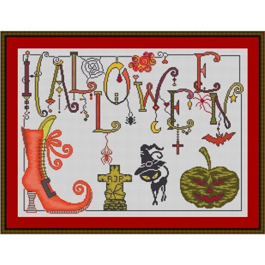 Dangles Halloween - Kreuzstich-Insider (Stickvorlage)