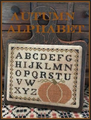 Stickvorlage The Scarlett House - Autumn Alphabet
