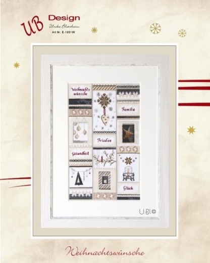 UB-Stickdesign - Weihnachtswünsche (Ausverkauf)