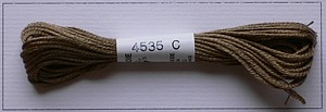 Soie dAlger Seidenstickgarn - Farbe 4535 gelb orange