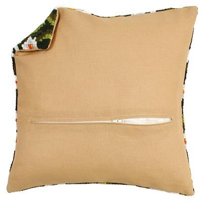 Kissenrücken Verachtert/Vervaco - beige mit Reißverschluß