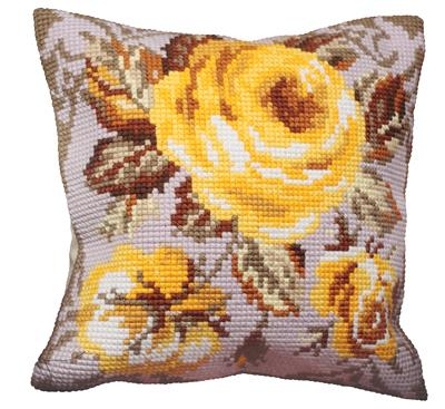 Rose Antique - Kreuzstichkissen Collection dArt