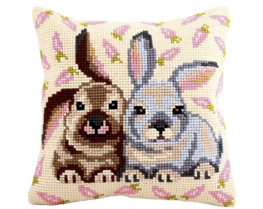 Flopsy & Mopsy - Kreuzstichkissen Collection dArt