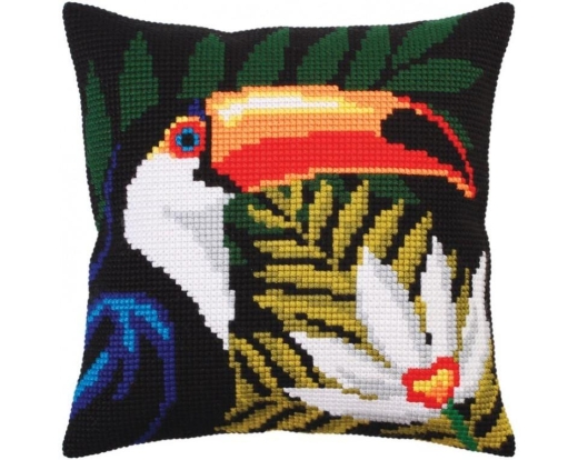 Night Jungle - Kreuzstichkissen Collection dArt