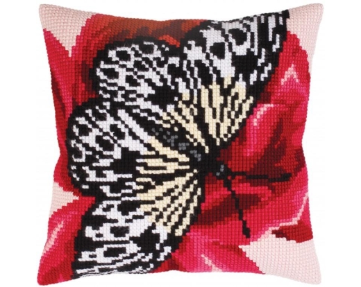 Butterfly - Kreuzstichkissen Collection dArt