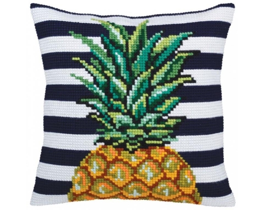 Kreuzstichkissen Collection dArt - Pineapple