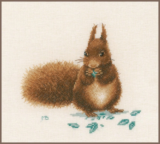Lanarte Marjolein Bastin - Squirrel (Stickpackung)