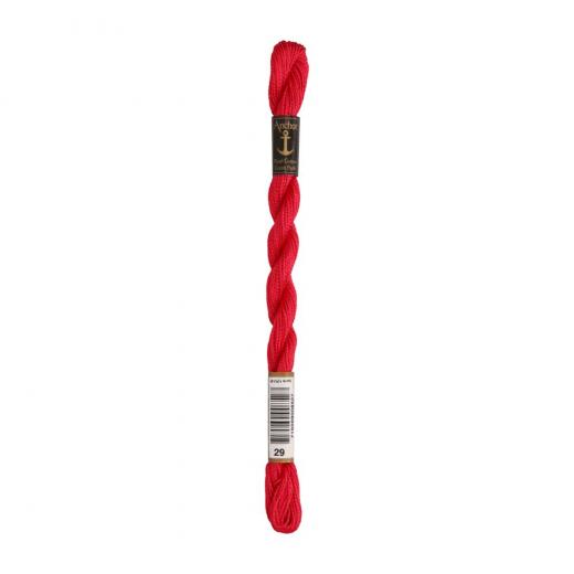 Anchor Perlgarn Stärke 5 - 5g Farbe 29 rouge - 22m